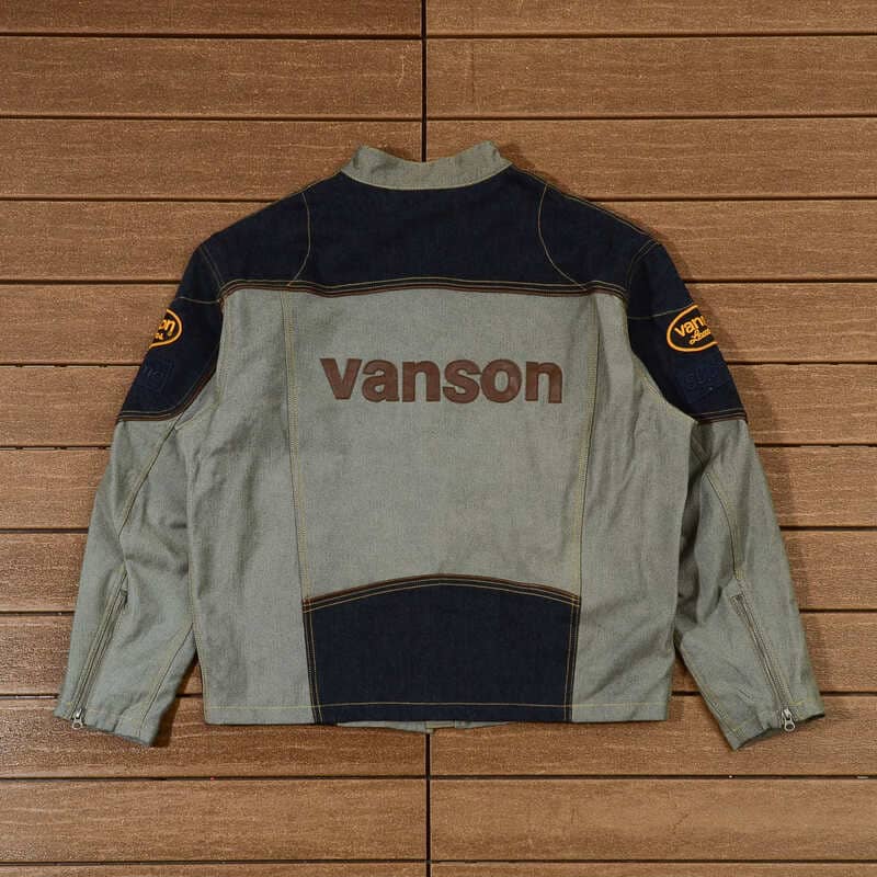 Chamarra Supreme x Vanson Leathers Cordura Denim