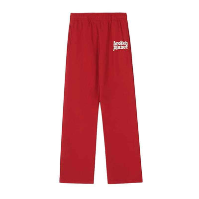Pantalón Broken Planet Straight Leg Ruby Red