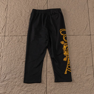 Conjunto Corteiz Superior Royale Negro/Amarillo