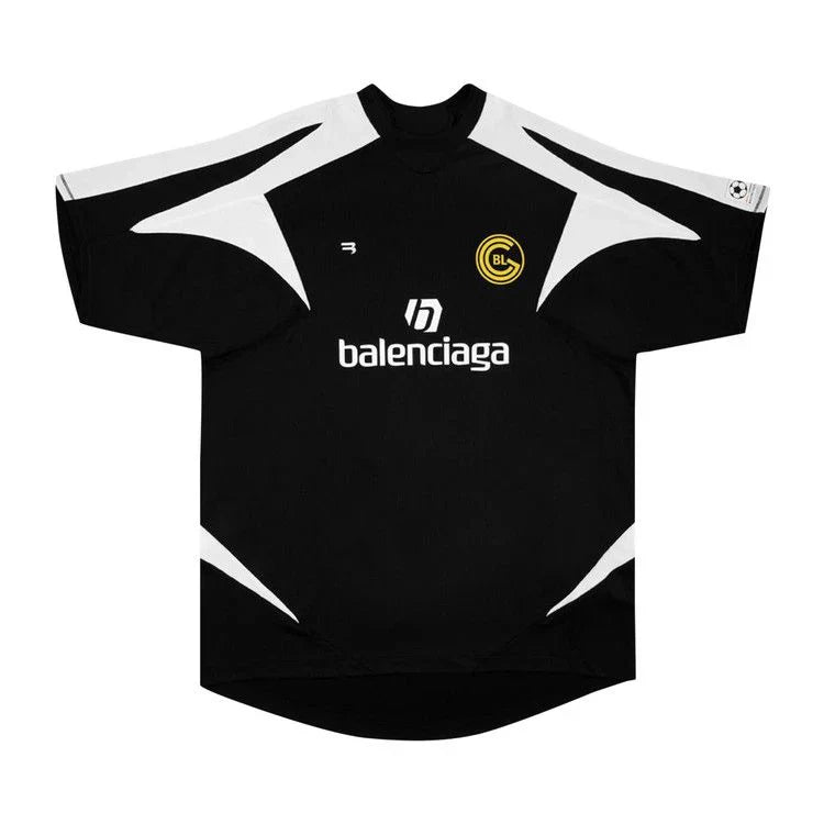 Playera Balenciaga Soccer T-Shirt 'BlackWhite'