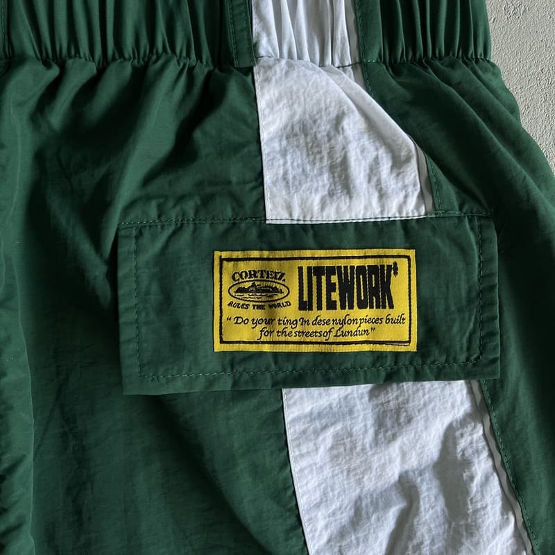 Shorts Corteiz Verde Blanco