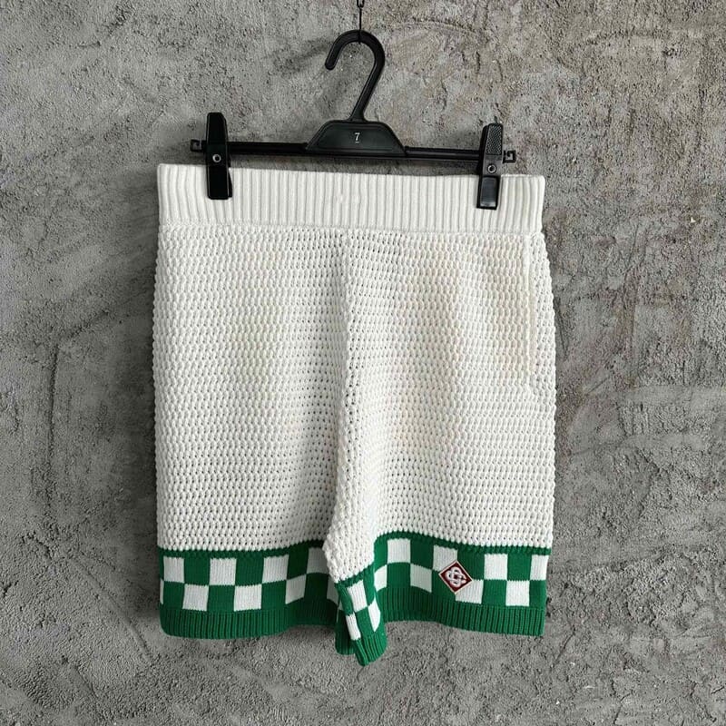 Conjunto Casablanca Crochê Blanco/Verde