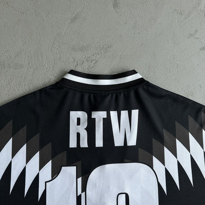 Playera Corteiz Fútbol Negro