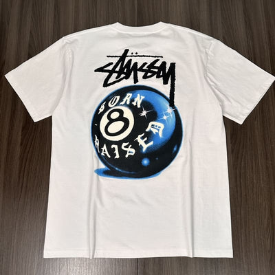 Playera Stussy x Born X Raised 8 Ball