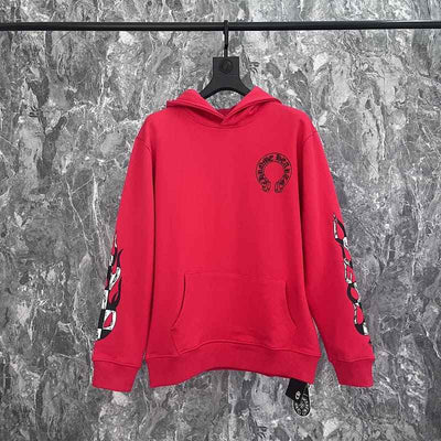 Moletom Chrome Hearts x Matty Boy Flames Rojo