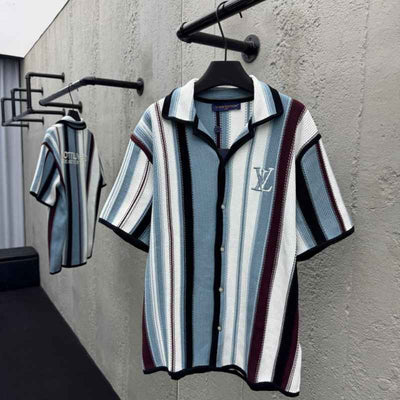Conjunto Louis Vuitton Crochê Blanco/Azul