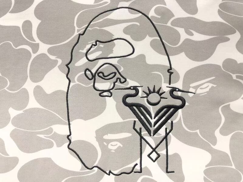 Moletom Bape x Inter Miami Camo Gris