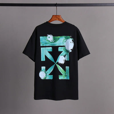 Playera Off-White Black Arrow Painted Cotton Jersey