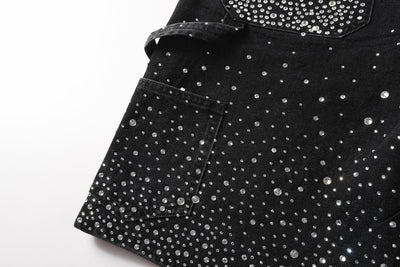 Bermuda Purple Brand Jeans Crystal Black