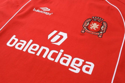 Playera Balenciaga Milaño #10 Soccer Jersey Oversized Red