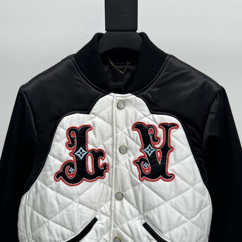 Chamarra Bomber Louis Vuitton Bicolor Satin