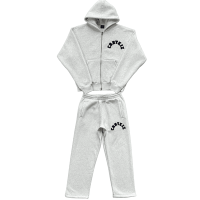 Conjunto Moletom Corteiz Arch Gris