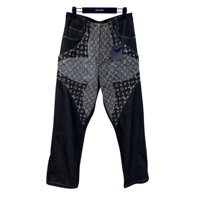 Pantalón Louis Vuitton Monogram Flower Denim