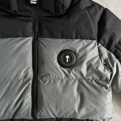Chamarra Trapstar Decoded Puffer Black/Grey