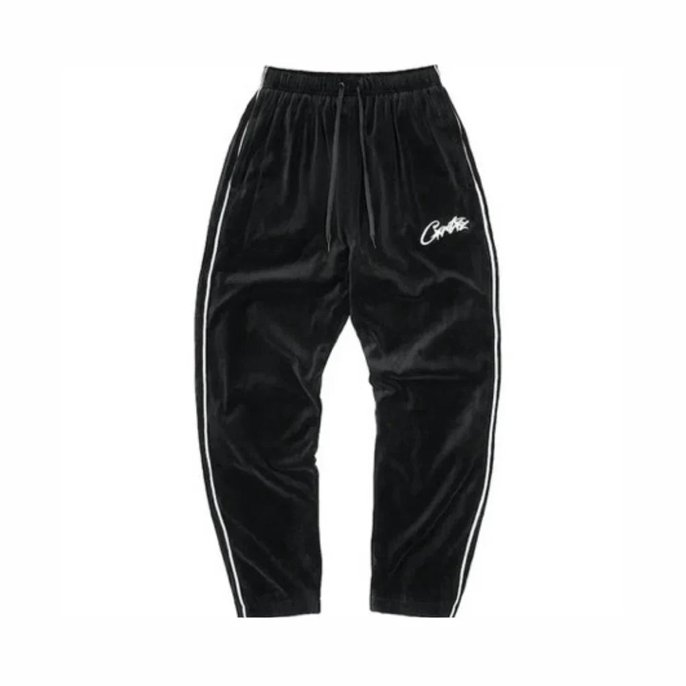 Pantalón Veludo Corteiz Preta