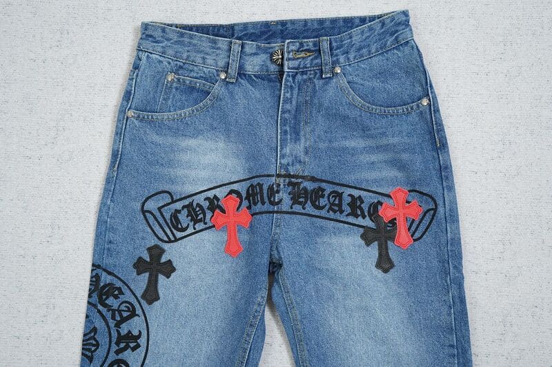 Pantalón Jeans Chrome Hearts