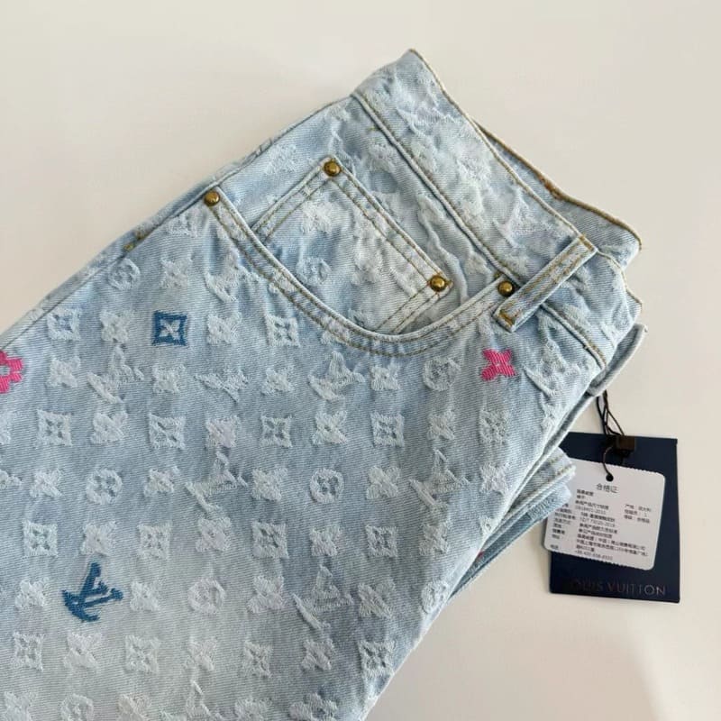 Pantalón Louis Vuitton by Tyler, the Creator Monogram Denim