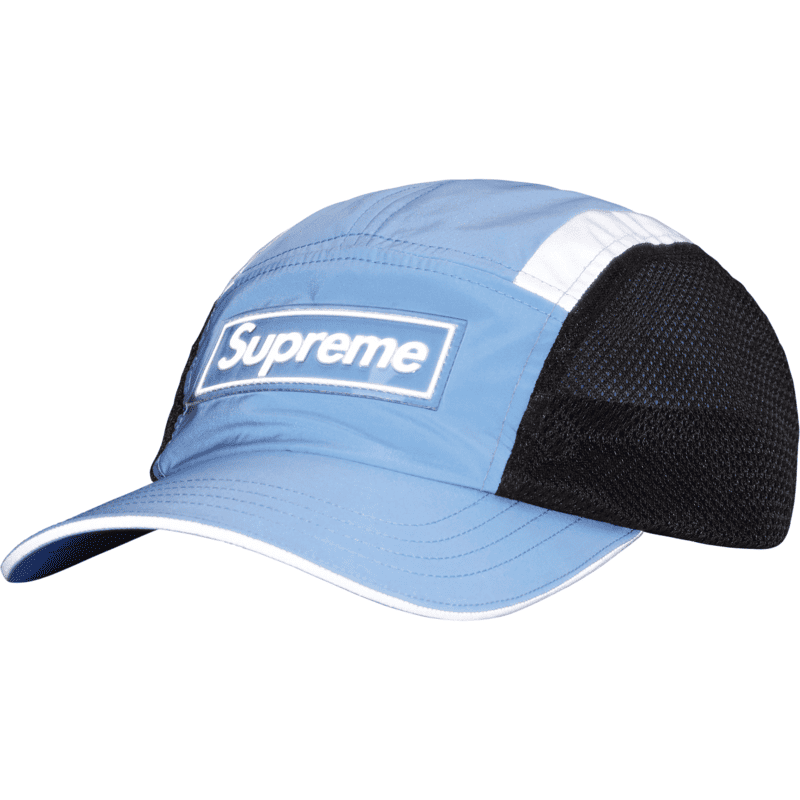Gorra Supreme Side Mesh Camp Cap Light Blue (Reflective)