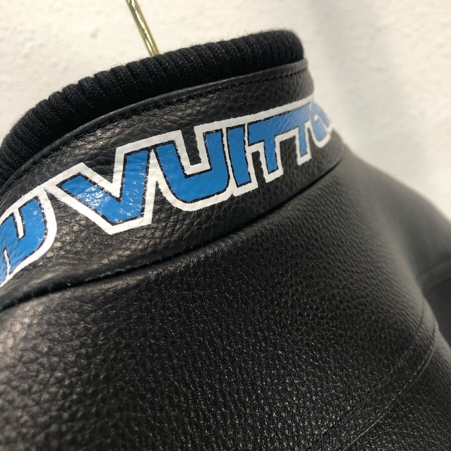 Chamarra Piel Louis Vuitton Leather Mix Biker