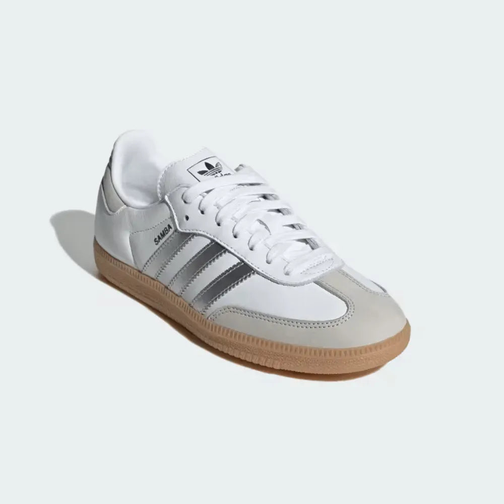 SAMBA OG Silver Metallic–Elegante