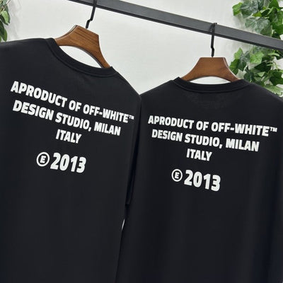 Playera Off-White Crystal Logo