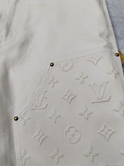 Pantalón Louis Vuitton Monogram Workwear Carpenter Cream