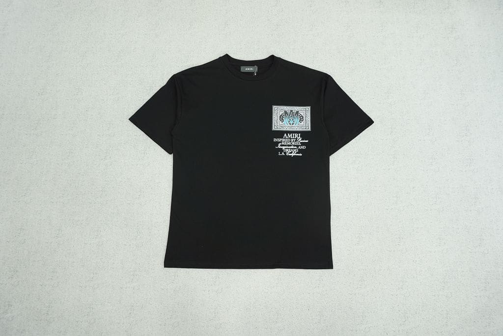 Playera Amiri Ma Bandana Black