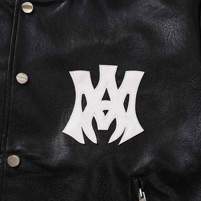 Chamarra Amiri MA Hollywood bomber Leather Black