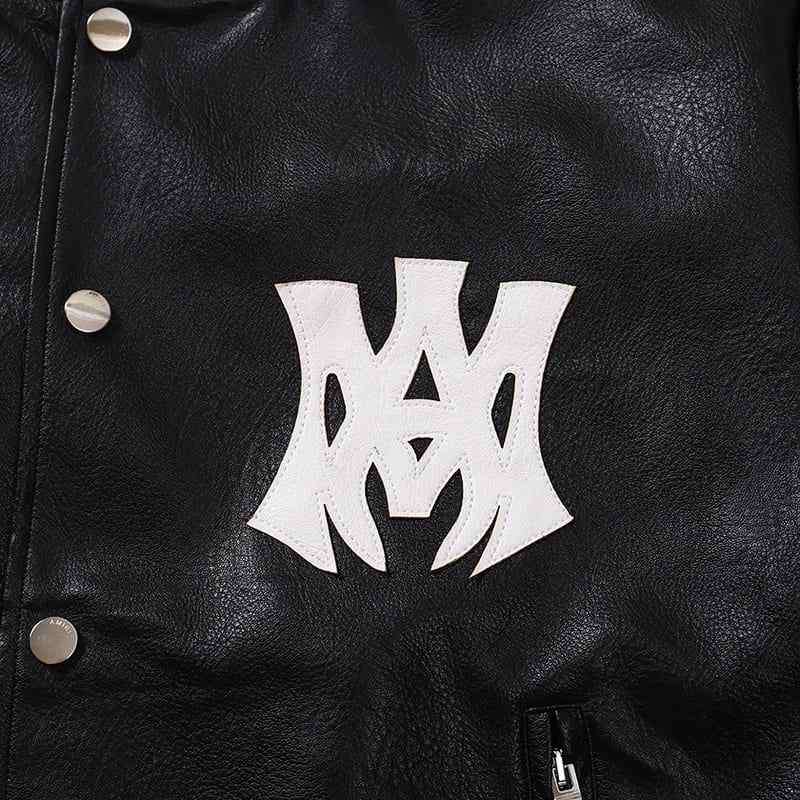 Chamarra Amiri MA Hollywood bomber Leather Black