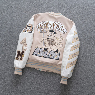 Chamarra Varsity Off-White x AC Milan