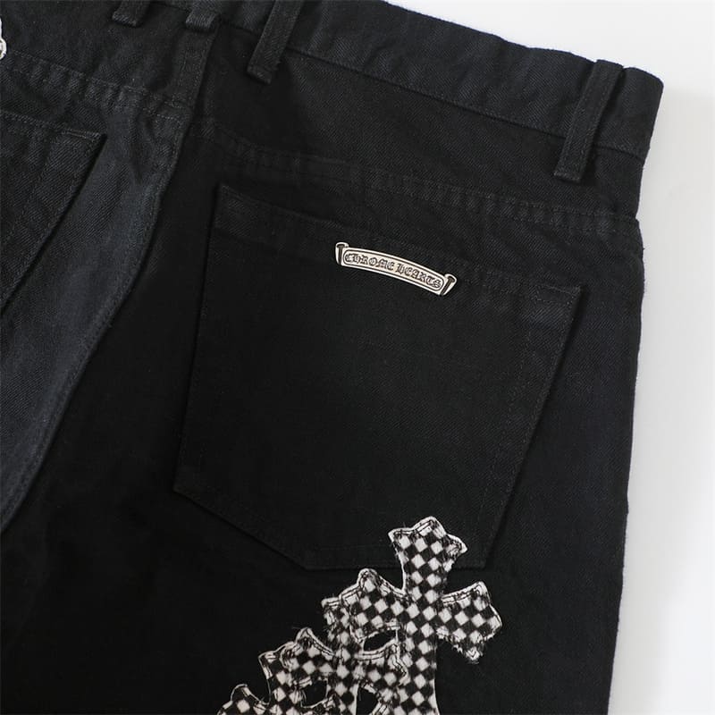 Pantalón Chrome Hearts Jeans Cross Patch Fleurknee