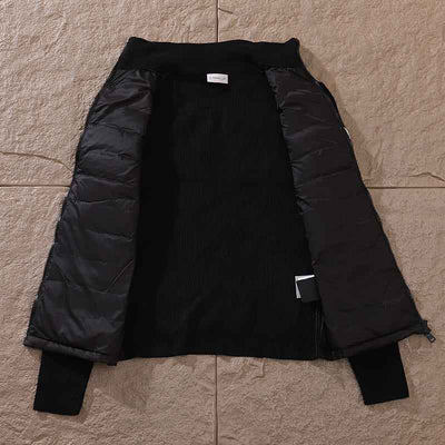 Chamarra Moncler Matelassê knitting Preta