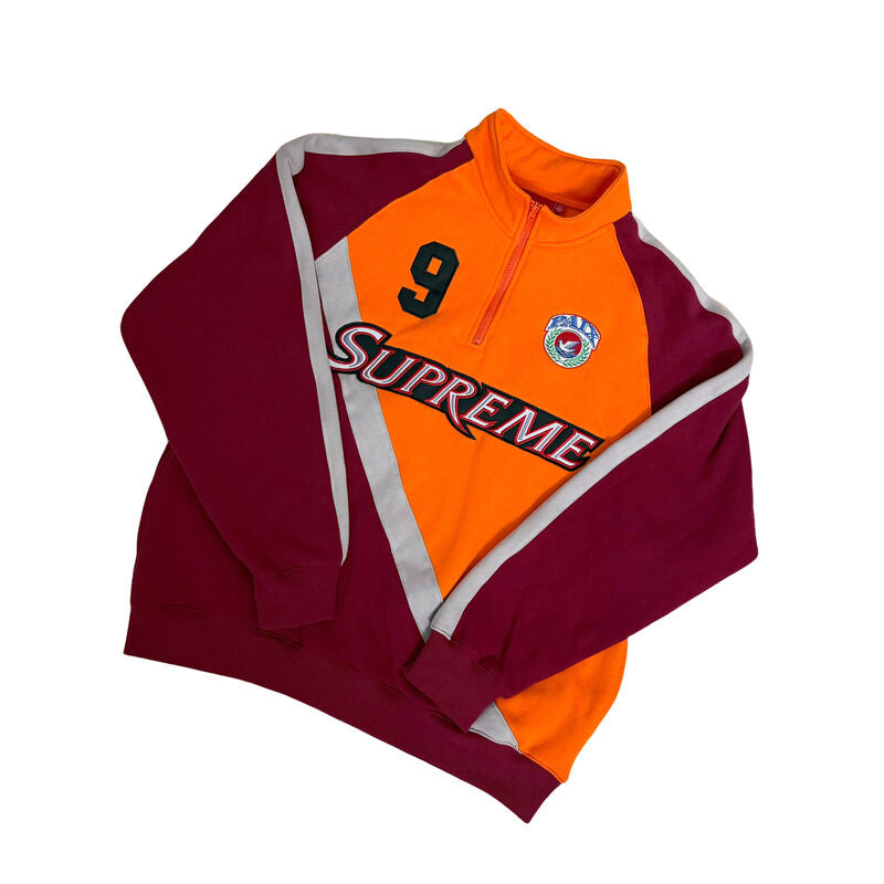 Conjunto Supreme Equipe Half Zip Naranja