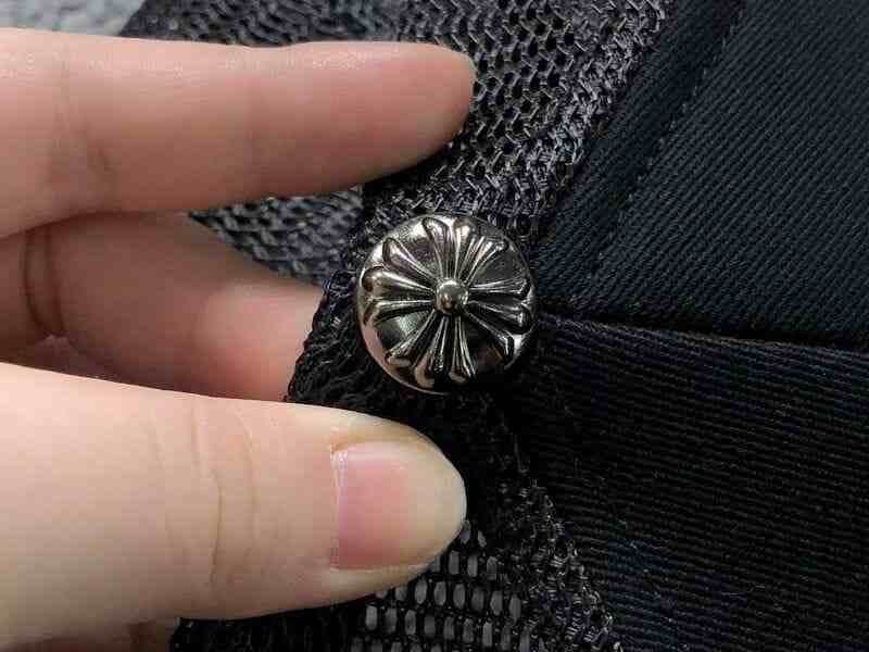 Gorra Chrome Hearts Trucker Cemetery Negro/Blanco