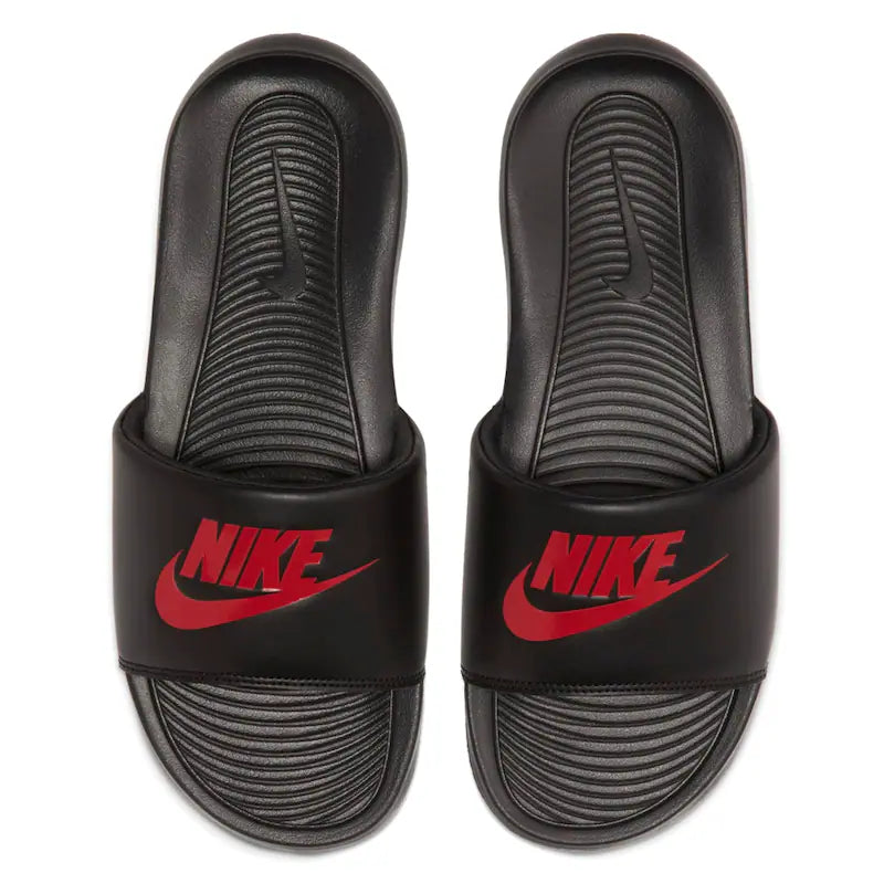 Chancla Victori - Slide - Negro y Rojo