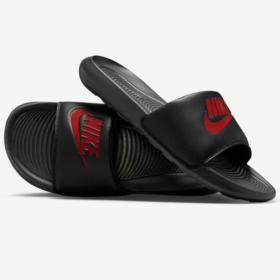 Chancla Victori - Slide - Negro y Rojo