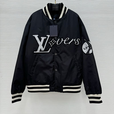 Chamarra Louis Vuitton 'LV Lovers' Nylon Crystal Baseball