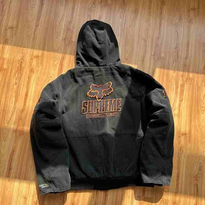 Chamarra Supreme x Fox Racing Hooded Work Black