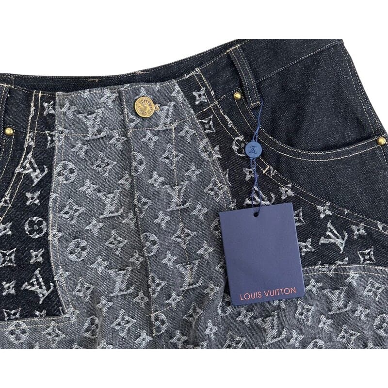 Pantalón Louis Vuitton Monogram Flower Denim