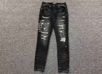 Pantalón Amiri Black Patch Jeans