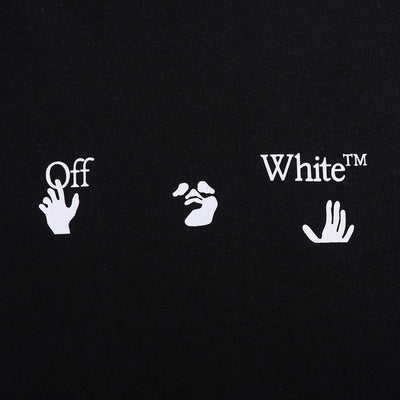 Playera Off-White Peace Worldwide Black