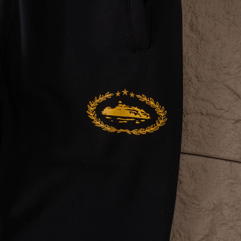 Conjunto Corteiz Superior Royale Negro/Amarillo