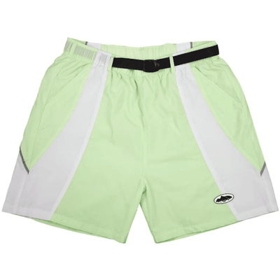 Shorts Corteiz Verde Claro Blanco