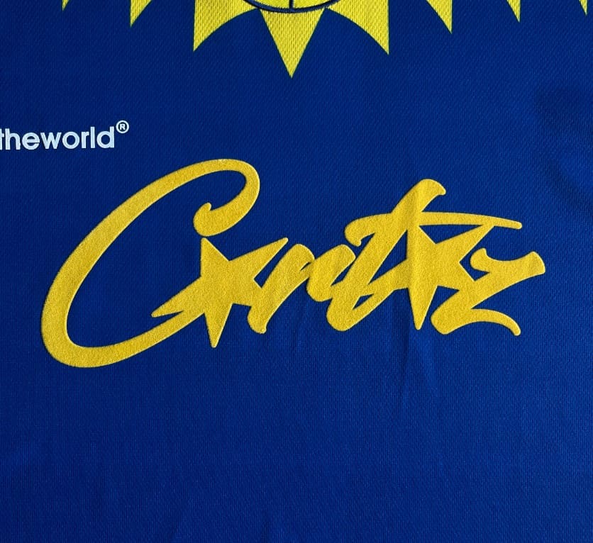 Playera Corteiz Fútbol Azul