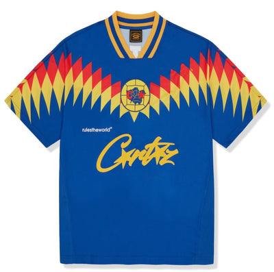 Playera Corteiz Fútbol Azul