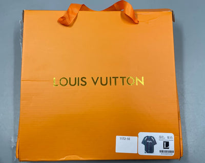 Playera Louis Vuitton Short-Sleeved Cotton Intarsia Crewneck