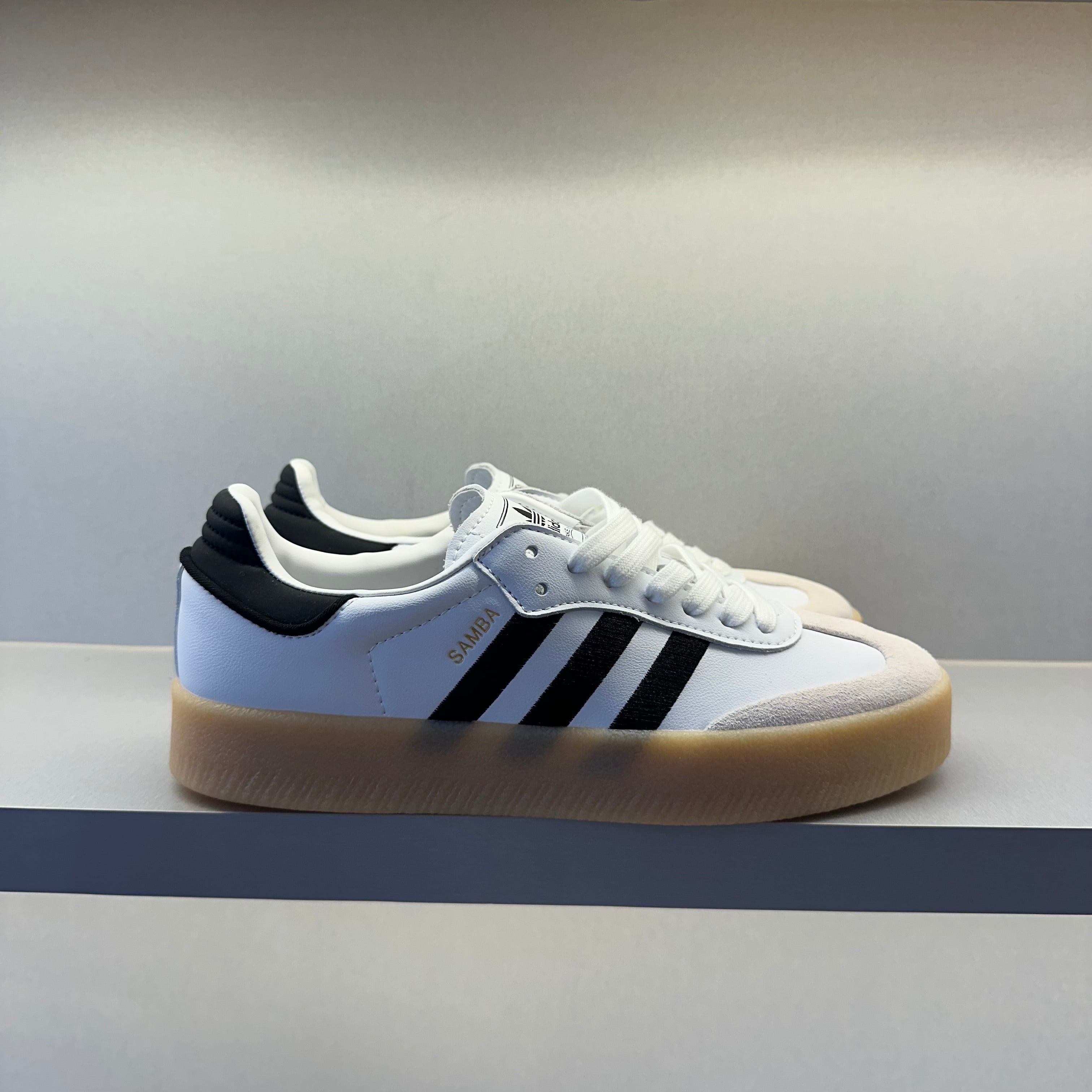 Adidas Sambae Cloud White Metallic Gold
