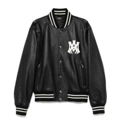 Chamarra Amiri MA Hollywood bomber Leather Black