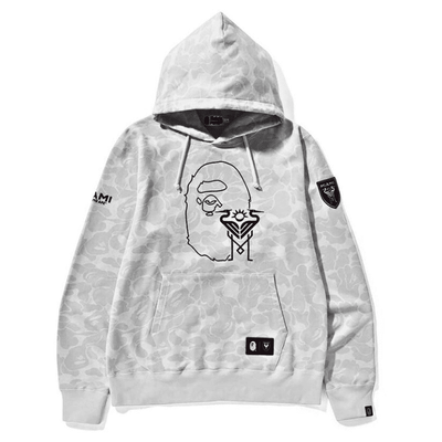 Moletom Bape x Inter Miami Camo Gris