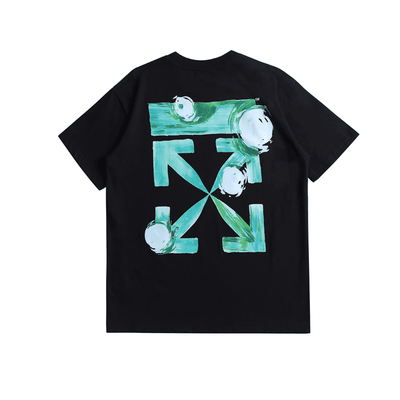 Playera Off-White Black Arrow Painted Cotton Jersey
